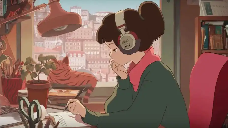 A screenshot of the lofi radio.