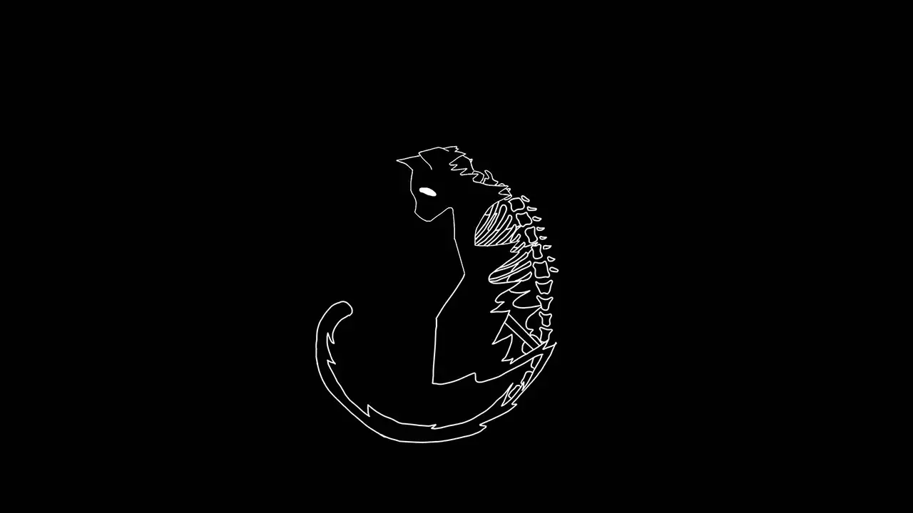 Schroniger's cat tattoo.