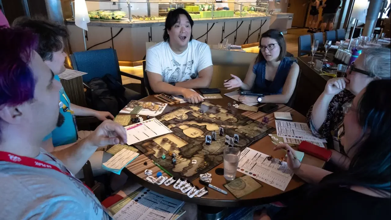 pathfinders-spotted-at-sea A group of friends playing Pathfinder.