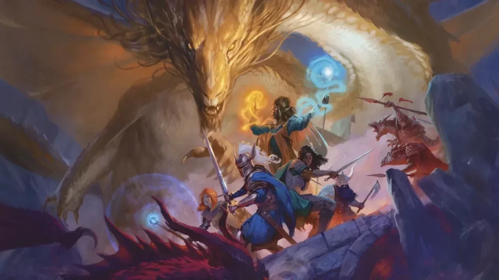 Official artwork for the 2024 PHB by WoTC.