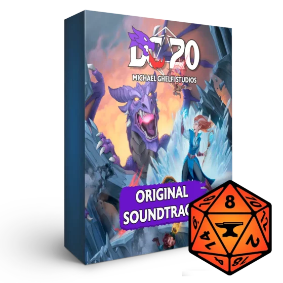 The DC20 original soundtrack cover image